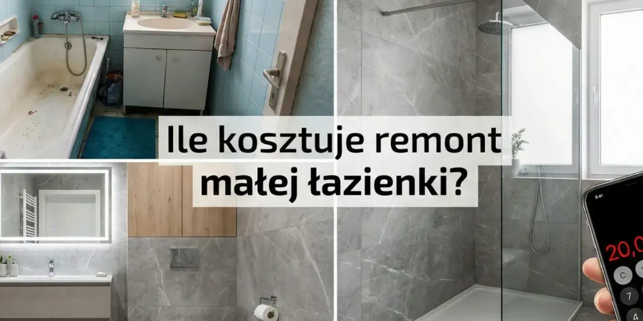 Przed i po remoncie małej łazienki 5m2. Sprawdź, ile kosztuje robocizna i materiały.