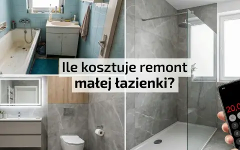 Przed i po remoncie małej łazienki 5m2. Sprawdź, ile kosztuje robocizna i materiały.
