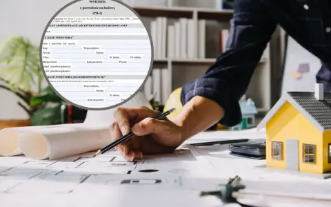 Wniosek o pozwolenie na budowę. Zastanawiasz się, ile kosztuje pozwolenie na budowę? Formularz zawiera dane inwestora i adres korespondencyjny.