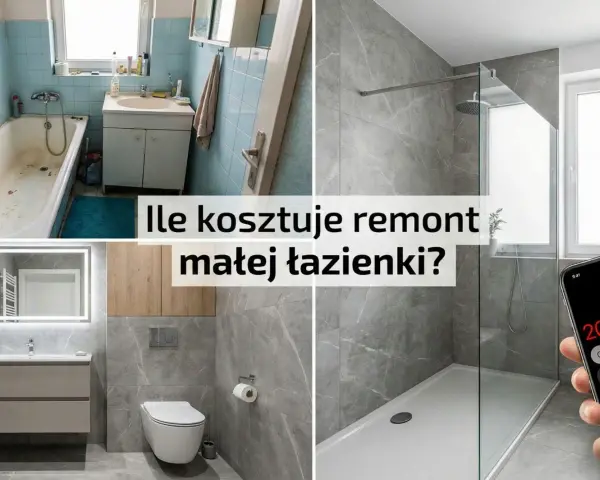 Przed i po remoncie małej łazienki 5m2. Sprawdź, ile kosztuje robocizna i materiały.